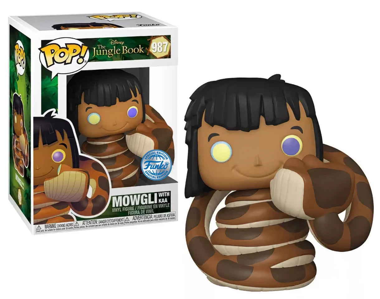 Funko Pop! DISNEY - POP N° 987 - Mowgli With Kaa