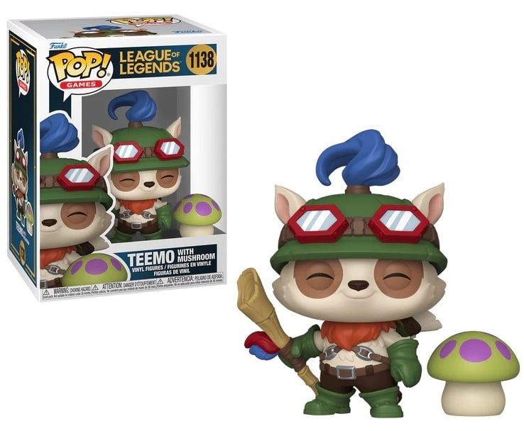Funko Pop! LEAGUE OF LEGENDS - POP & Buddy N° 1138 - Teemo with Mushroom