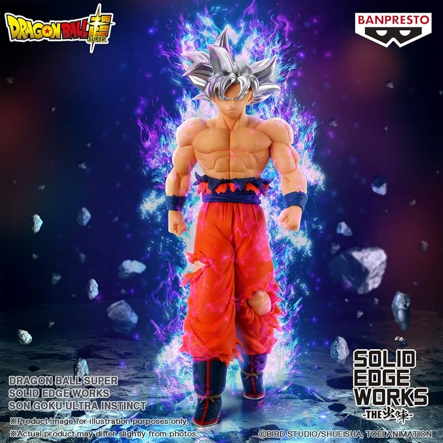 Dragon Ball Super Solid Edge Works PVC Statue Son Goku Ultra Instinct 20 cm