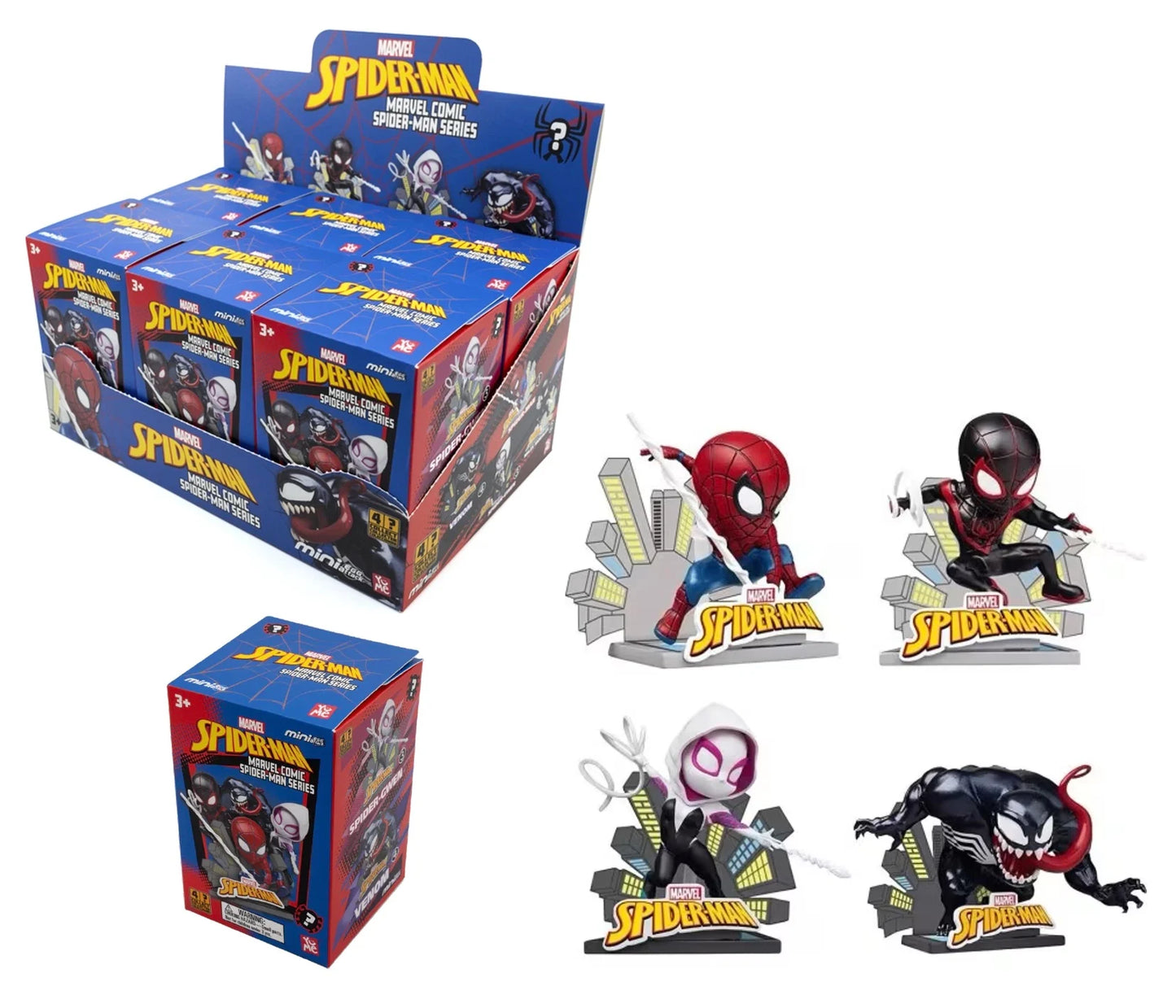 SPIDER-MAN - Attack Heroes - Figure 8cm (1 willekeurige figure)