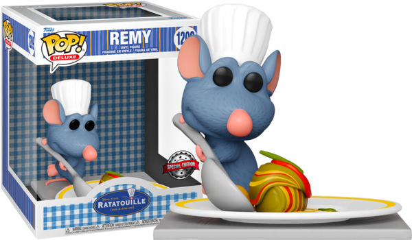 Funko Pop! DISNEY - POP Deluxe N° 1209 - Remy with Ratatouille SPECIAL EDITION