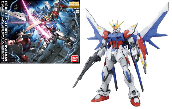 GUNDAM Build Fighters - Model Kit - MG 1/100 - Strike Gundam Full Pack