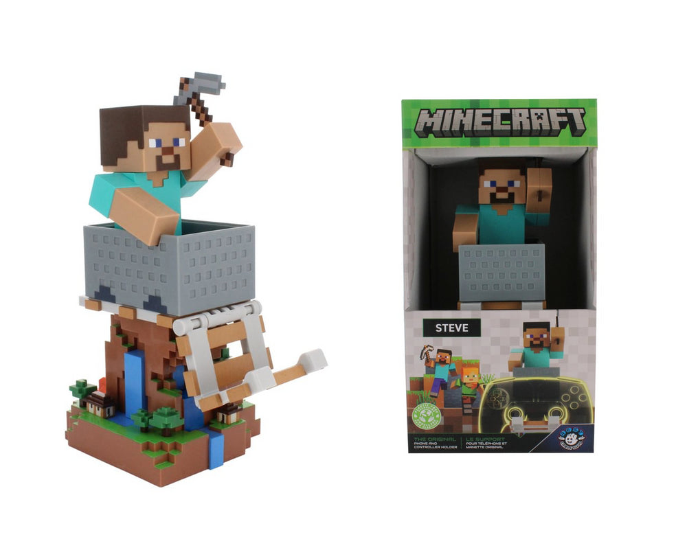MINECRAFT - Steve - Controller & Phone Support - 20cm