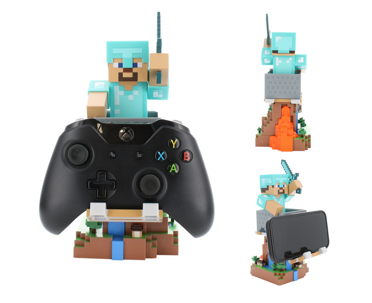 MINECRAFT - Steve in Armour - Controller & Phone Support - 20cm
