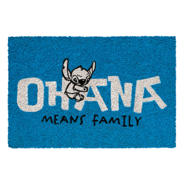 STITCH - Ohana - Blue Deurmat - 60x40 cm