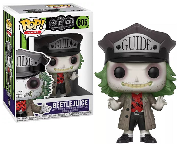 Funko Pop! BEETLEJUICE - POP N° 605 - Beetlejuice with Guide Hat