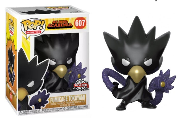 Funko Pop! MY HERO ACADEMIA - POP N° 607 - Tokoyami SPECIAL EDITION