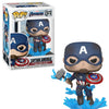 Funko Pop! MARVEL - POP N° 573 - Endgame - Captain America & Mjolnir
