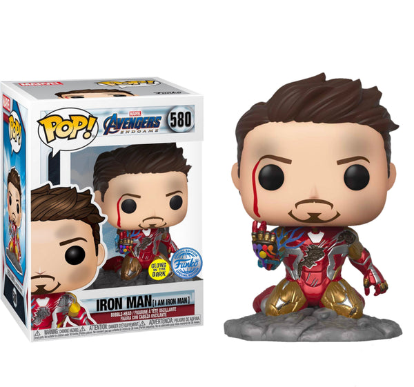 Funko Pop! MARVEL - POP Endgame N° 580 - I Am Iron Man (Glow in the Dark)