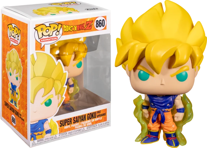 Funko Pop! DRAGON BALL Z - POP N° 860 - SS Goku (First Appearance)