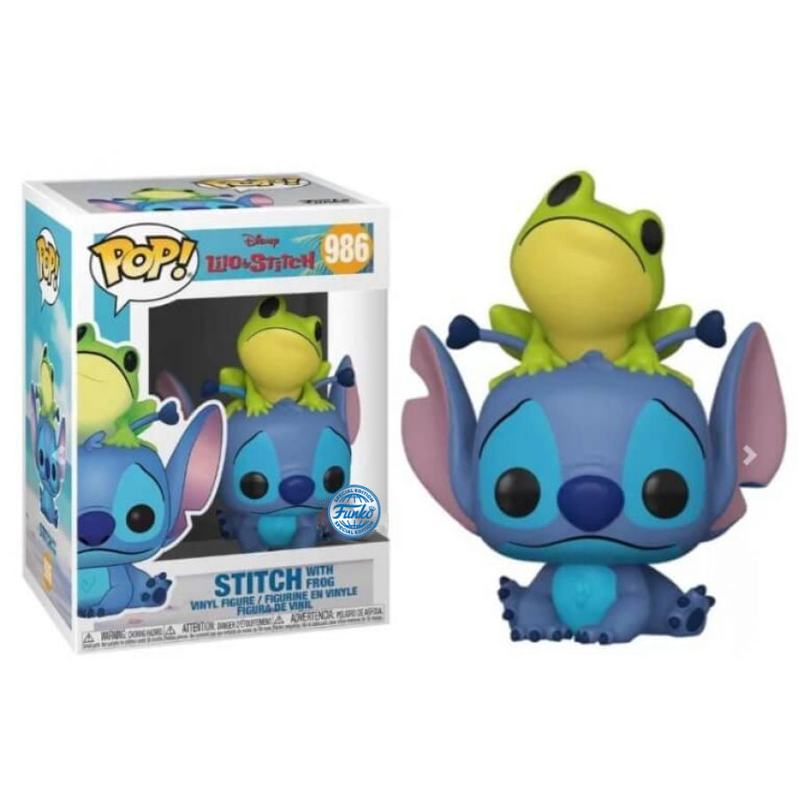 Funko Pop! LILO & STITCH - POP N° 986 - Stitch with Frog Special Edition