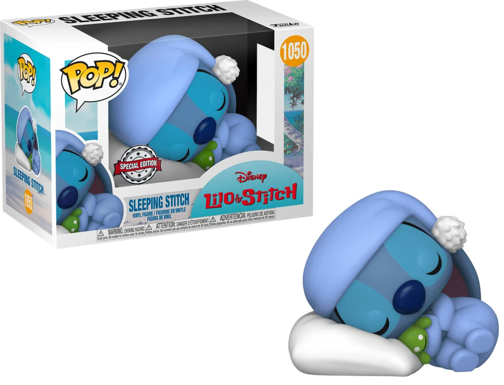 Funko Pop! DISNEY - POP N° 1050 - Sleeping Stitch Sp. Edition