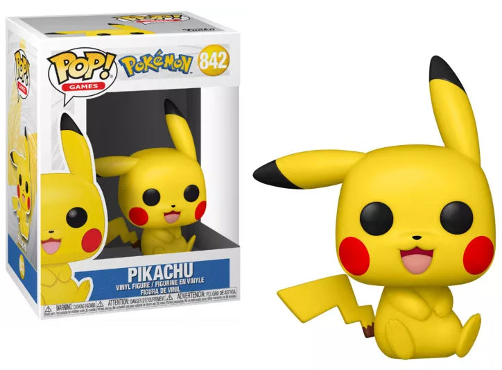 Funko Pop! POKEMON - POP Games N° 842 - Pikachu (Sitting)