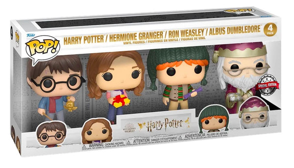 Funko Pop! HARRY POTTER - POP - Holiday 4 PACK Sp. Edition