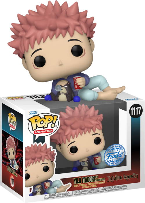 Funko Pop! JUJUTSU KAISEN - POP N° 1117 - Yuji Itadori W/Tsukamoto Doll S.E.