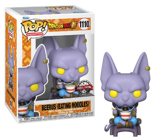 Funko Pop! DRAGON BALL SUPER - POP Animation N° 1110 - Beerus (Eating Noodles)