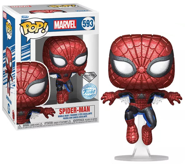 Funko Pop! MARVEL - POP Marvel N° 593 - Spider-Man (Diamond)