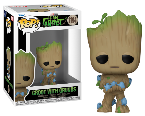 Funko Pop! I AM GROOT - POP N° 1194 - Groot with Grunds
