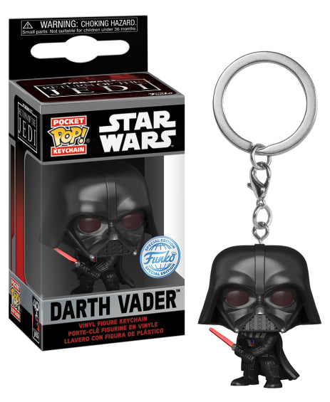 Funko - STAR WARS 6 "40TH ANNIVERSARY" - Pocket Pop Keychains - Darth Vader