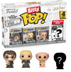 HARRY POTTER - Bitty Pop 4 Pack 2.5cm - Harry in robe with Scarf