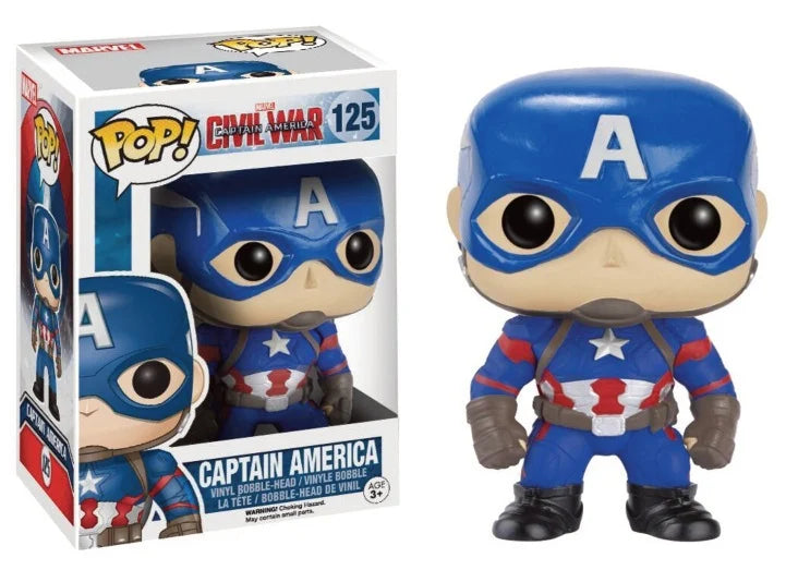 Funko Pop! MARVEL CIVIL WARS - POP N° 125 - Captain America
