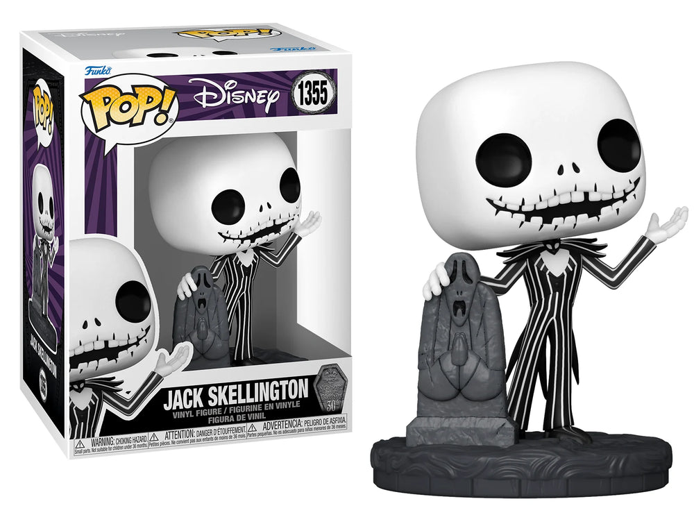 Funko Pop! NBX "30th Anniv." - POP Disney N° 1355 - Jack with Gravestone