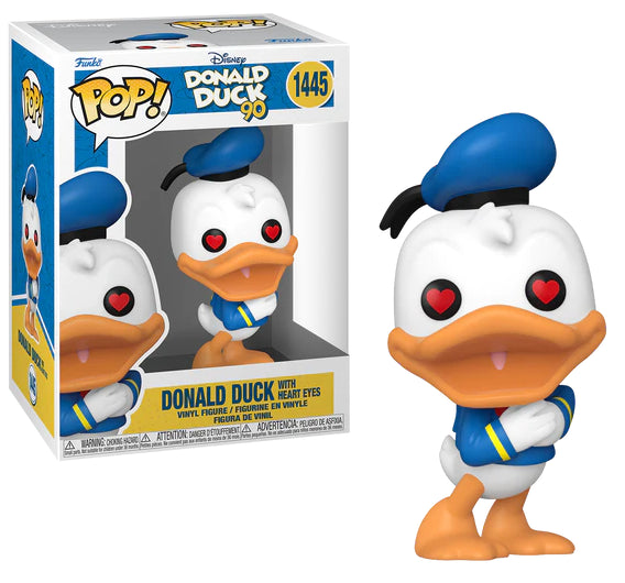 Funko Pop! DONALD DUCK 90TH - POP Disney N° 1445 - Donald Duck (Heart Eyes)