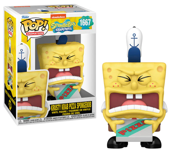 Funko Pop! SPONGEBOB SQUAREPANTS - POP Animation N° 1667 - SpongeBob with Pizza