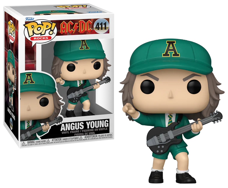 Funko Pop! AC/DC - POP Rocks N° 411 - Angus Young (Green Outfit)