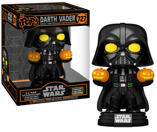 Funko Pop! STAR WARS - POP Super N° 727 - Darth Vader (Lights Up!)