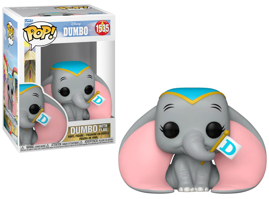 Funko Pop! DUMBO - POP Disney N° 1535 - Dumbo with flag