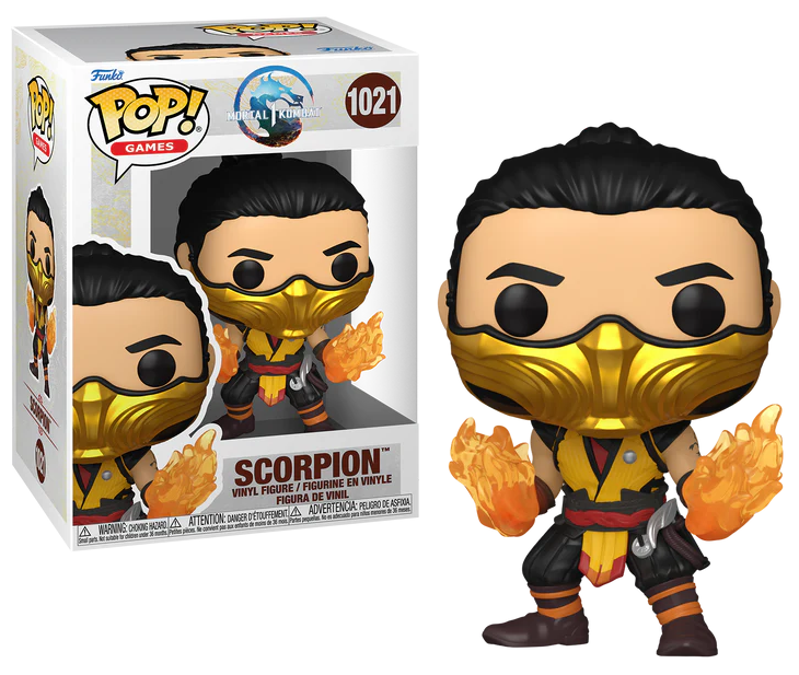 Funko Pop! MORTAL KOMBAT 1 - POP Gaming N° 1021 - Scorpion