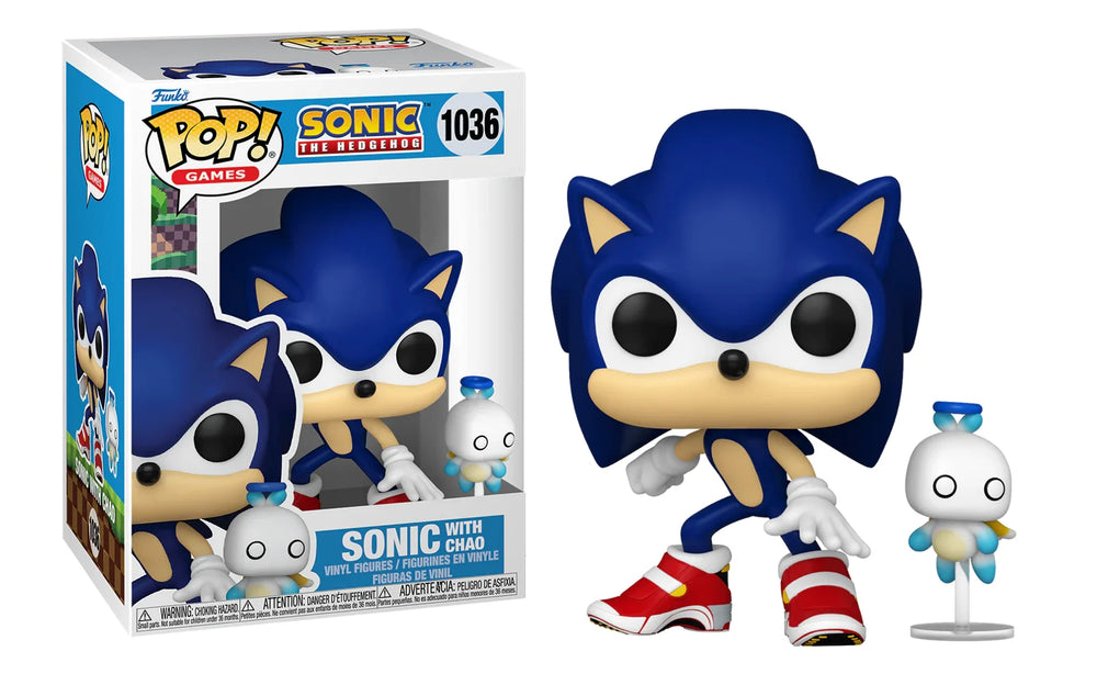 Funko Pop! SONIC - POP & Buddy N° 1036 - Sonic with Chao