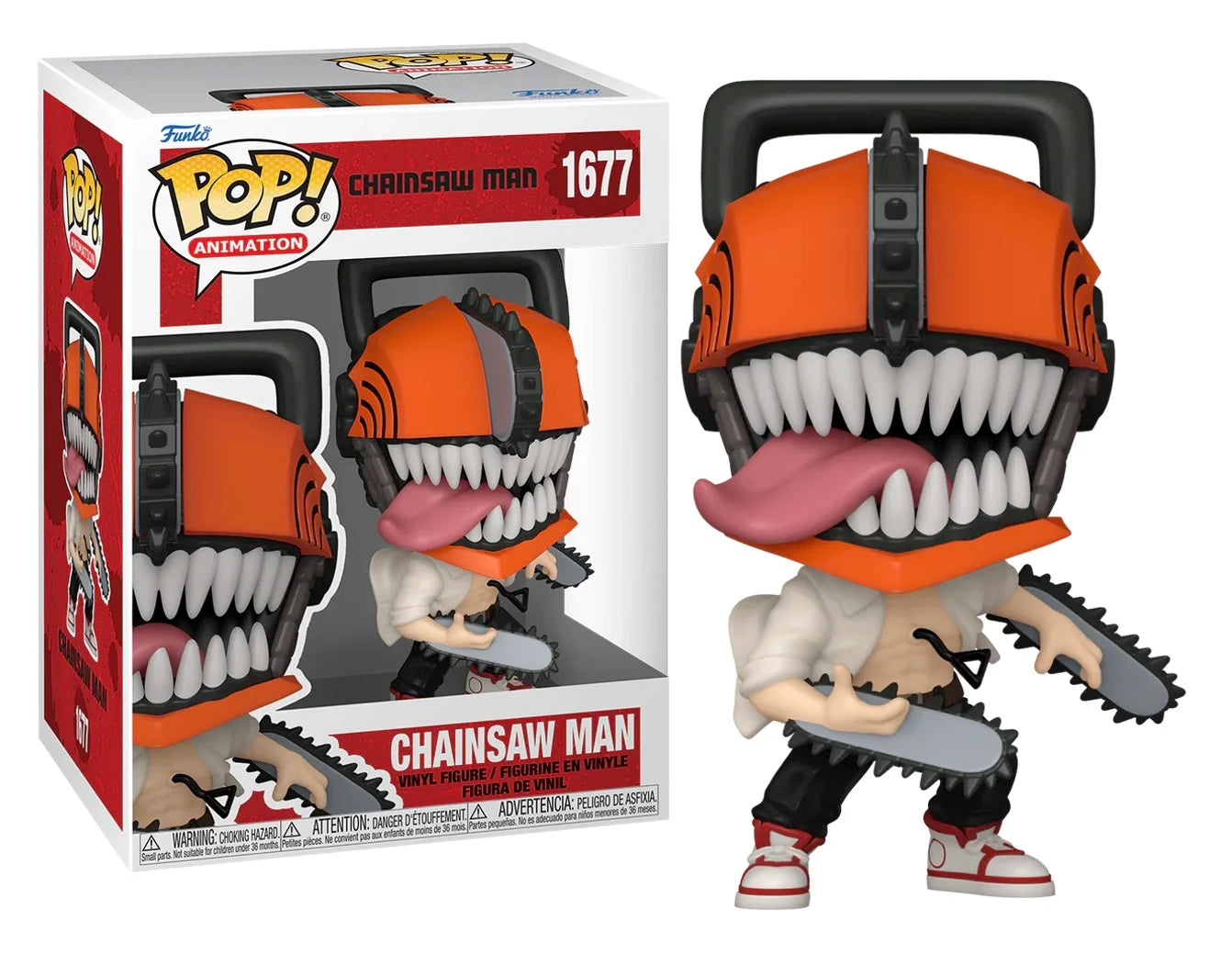 Funko Pop! CHAINSAW MAN - POP Animation N° 1677 - Chainsaw Man (CHASE)