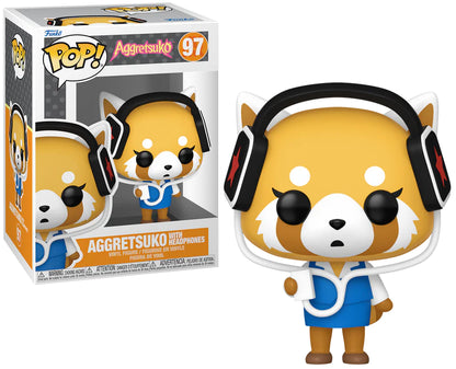 Funko Pop! AGGRETSUKO - POP Sanrio N° 97 - Aggretsuko With Headphones