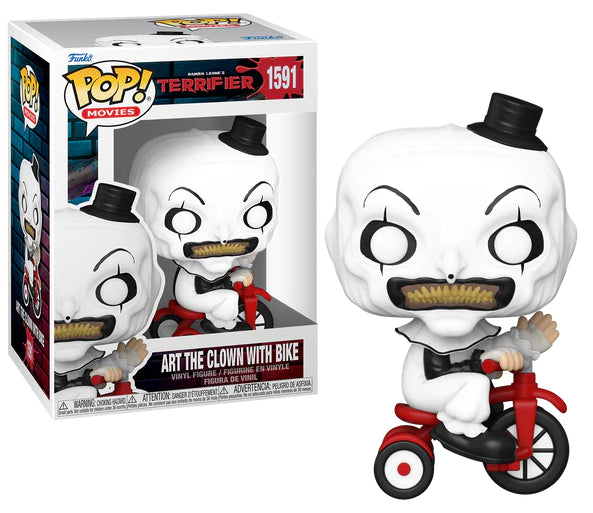 Funko Pop! TERRIFIER - POP Movies N° 1591 - Art the Clown with Bike