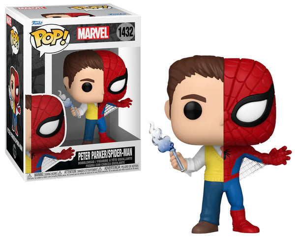 Funko Pop! SPLIT - POP Marvel N° 1432 - Spider-Man / Peter Parker