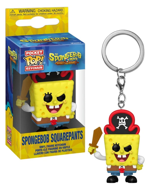 Funko Pocket Pop! THE SPONGEBOB MOVIE - Pocket Pop Keychain - Spongebob (Pirate)