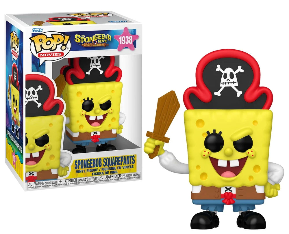 Funko Pop! THE SPONGEBOB MOVIE - POP Movies N° 1938 - Spongebob (Pirate)