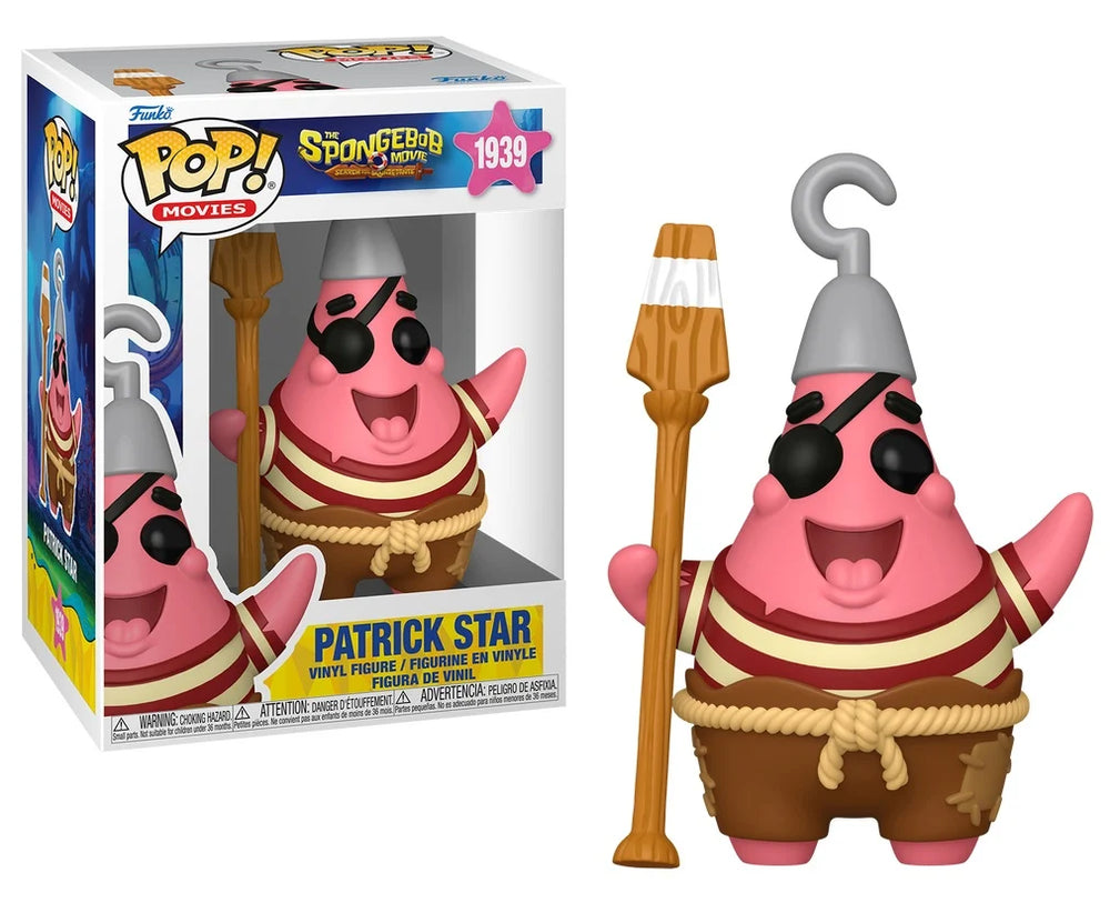 Funko Pop! THE SPONGEBOB MOVIE - POP Movies N° 1939 - Patrick (Pirate)