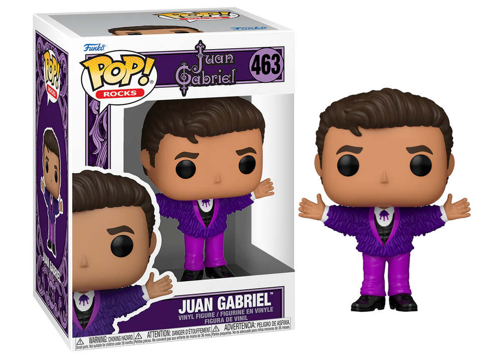 Funko Pop! JUAN GABRIEL - POP Rocks N° 463 - Juan Gabriel Purple Outfit