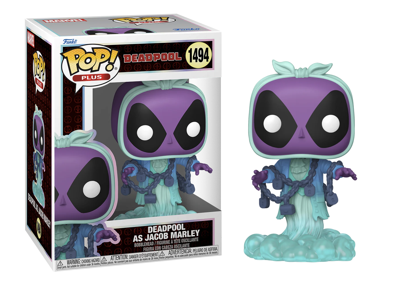 Funko Pop! DEADPOOL - POP Plus N° 1494 -Deadpool As Jacob Marley