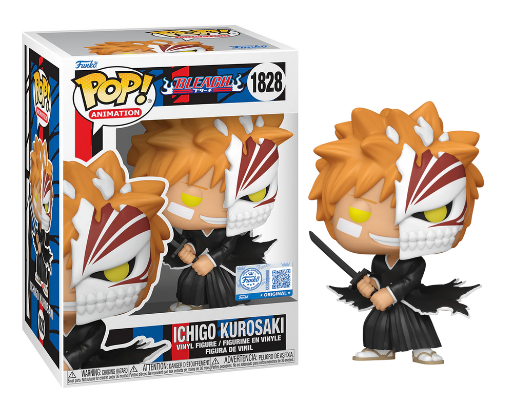 Funko Pop! BLEACH - POP Animation N° 1828 - Ichigo with Half Mask