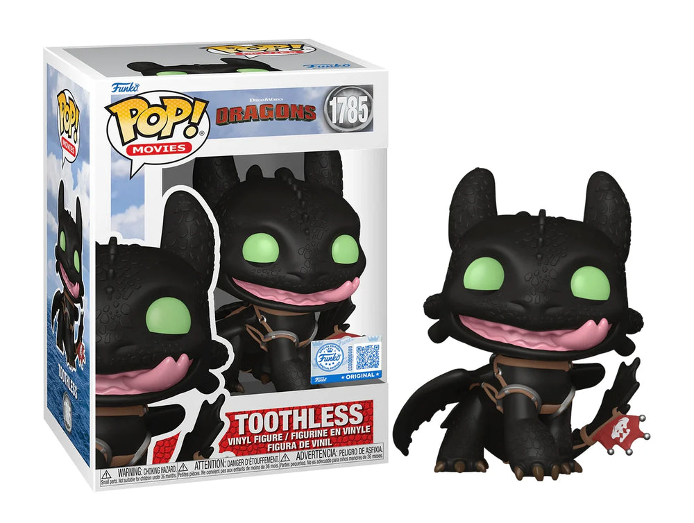 Funko Pop! HOW TO TRAIN YOUR DRAGON - POP Movies N° 1785 - Toothless with tongue