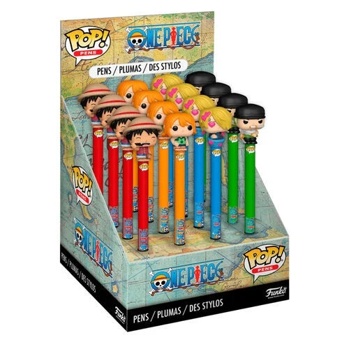 ONE PIECE - Pen Toppers Display Funko POP (1 pen)