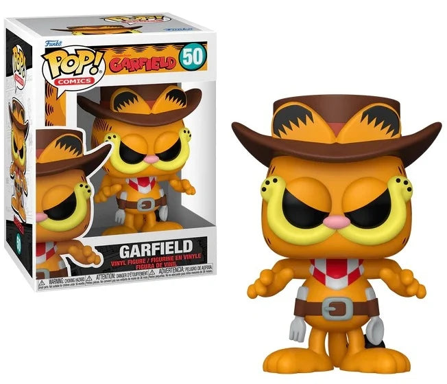Funko Pop! GARFIELD - POP Comics N° 50 - Garfield (Cowboy)