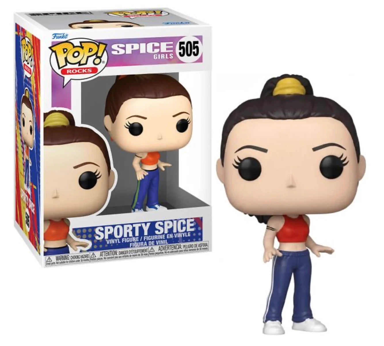 Funko Pop! SPICE GIRLS - POP Rocks N° 505 - Sporty (Wannabe)