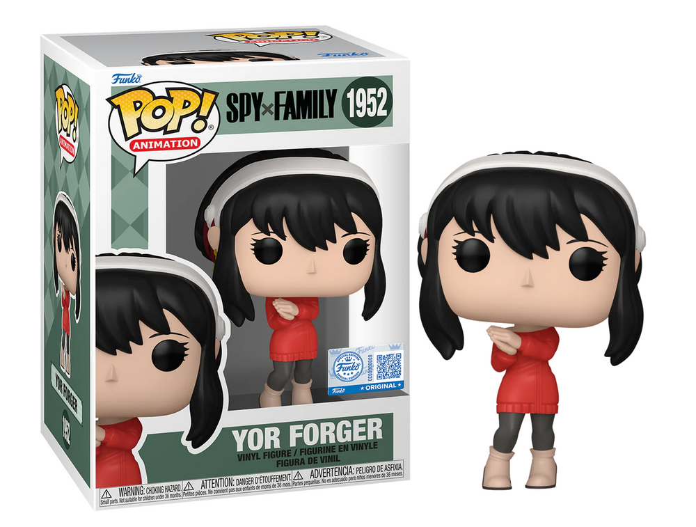Funko Pop! SPY X FAMILY - POP N° 1952 - Yor Forger With Chase (Red Sweater)
