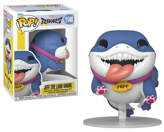 Funko Pop! MARVEL RIVALS - POP Games N° 1140 - Jeff the land shark