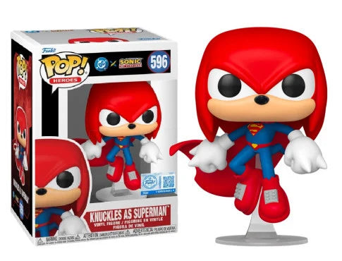 Funko Pop! JLA & SONIC - POP Heroes N° 596 - Knuckles As Superman
